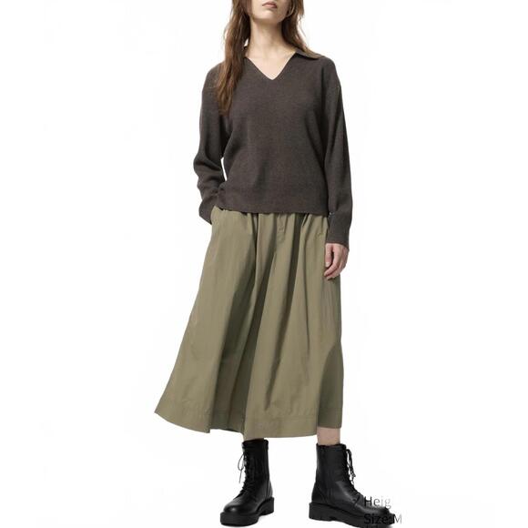 Uniqlo Washable Knit Ribbed Polo Sweater NWT Brown XL - Picture 2 of 9